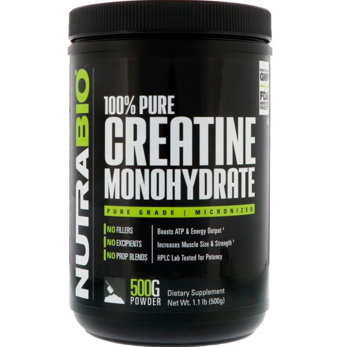 creatine nutricost monohydrate powder creapure grams