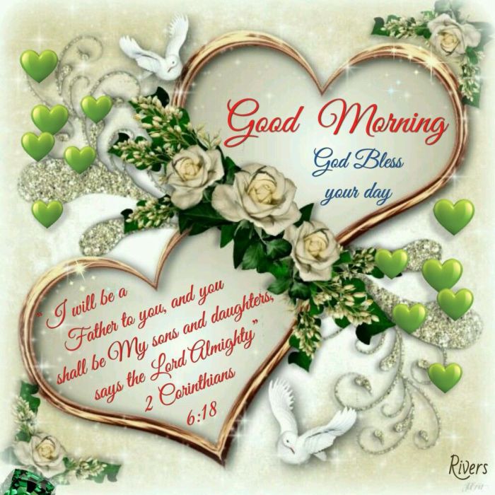 good morning message god bless you
