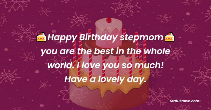 birthday messages for stepmom
