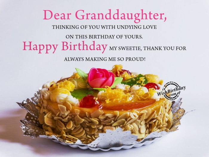 granddaughter greetings messages wishbirthday sweetie