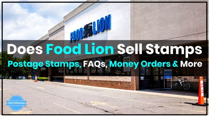 does food lion sell stamps terbaru
