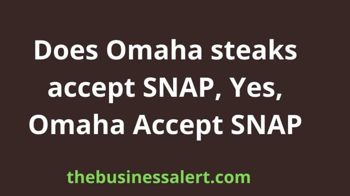 does omaha steaks accept food stamps terbaru
