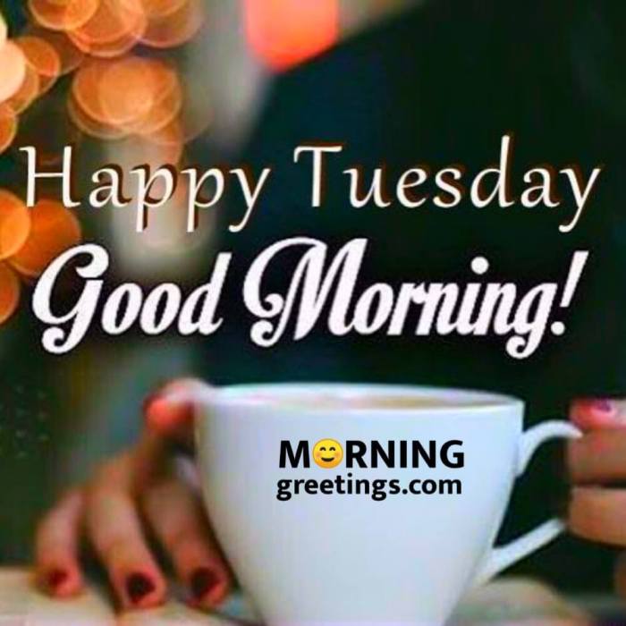 good morning messages for tuesday