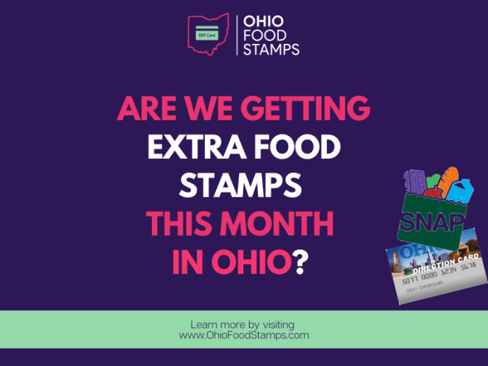 are we getting extra food stamps this month in ohio terbaru