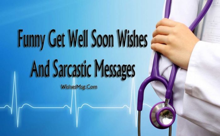 funny get well soon messages