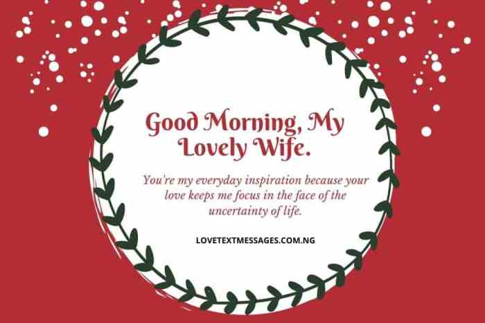 good morning message to my wife long distance terbaru