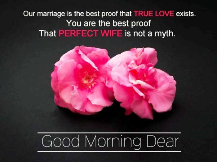 good day wishes for wife
