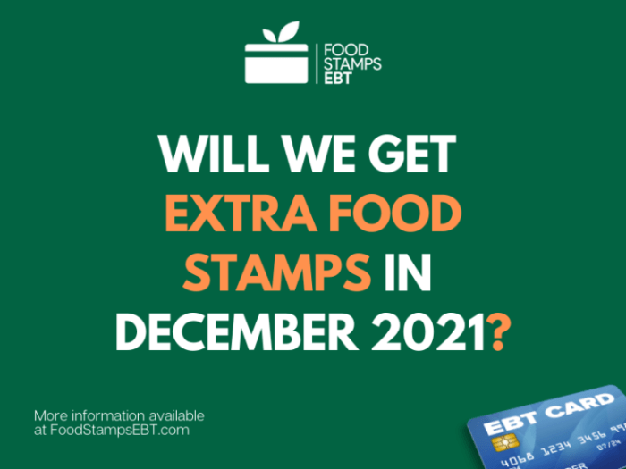 are we getting extra food stamps for december terbaru