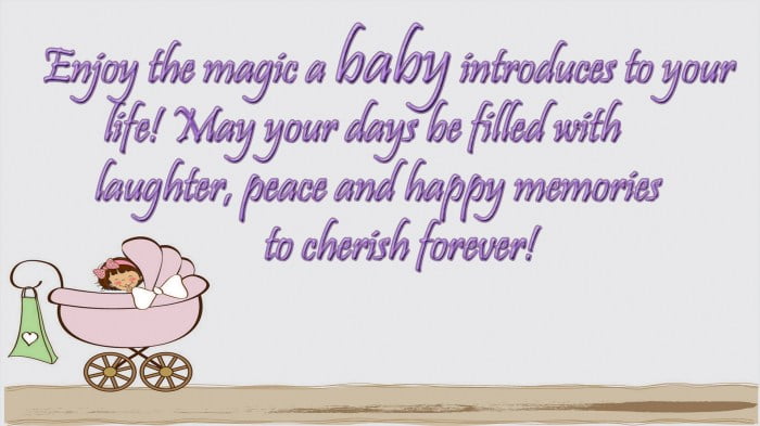 baby shower card message for sister in law
