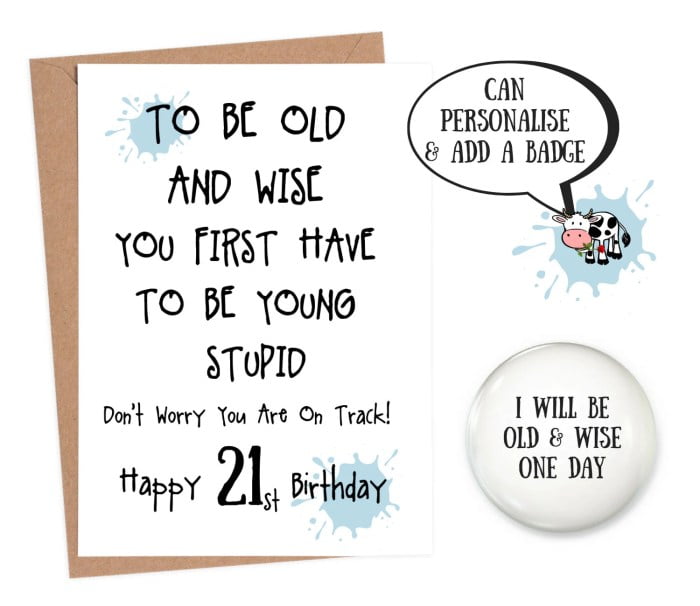 birthday wishes 21st funny card cards omg messages choose board year
