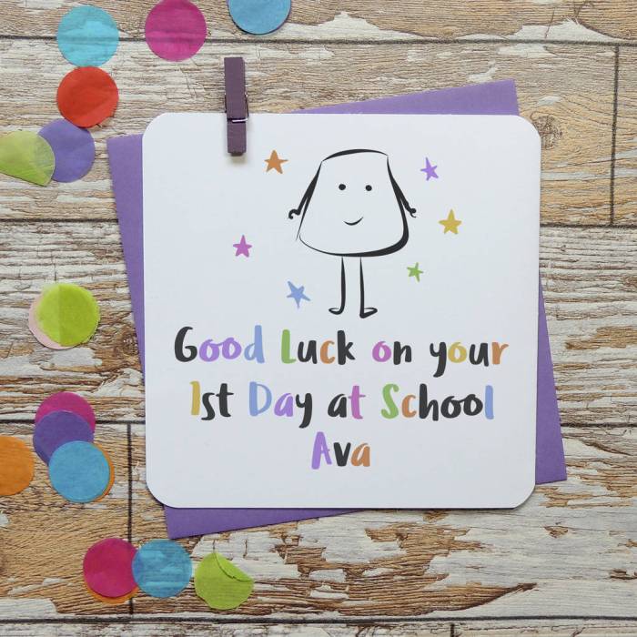 good luck first day of school wishes for girl terbaru