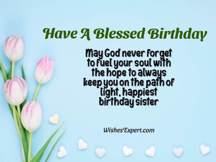 religious birthday messages for sister terbaru