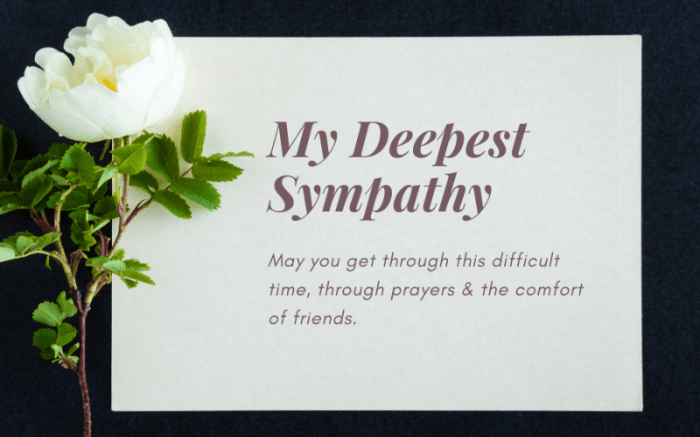 condolence message to a coworker