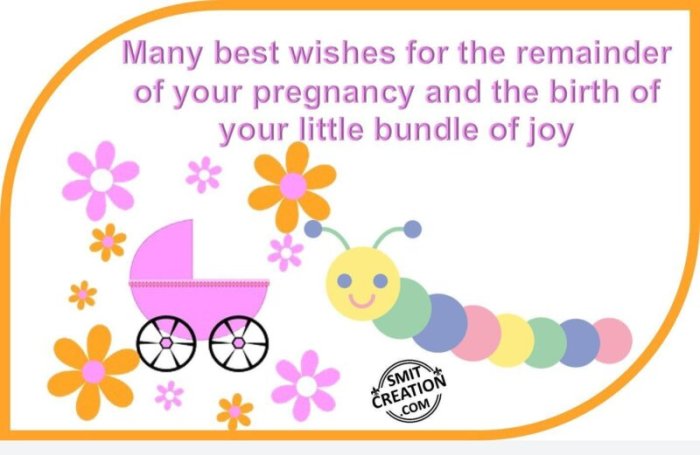 baby shower card message for girl