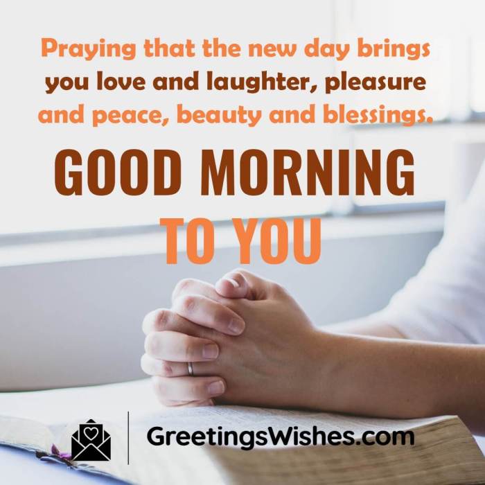 good morning prayer text message for him