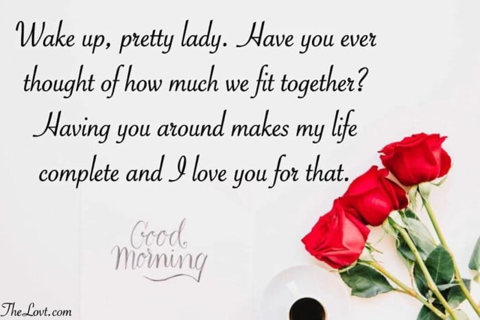 long good morning messages for her that touches the heart