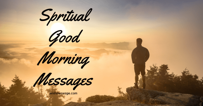 good morning spiritual messages
