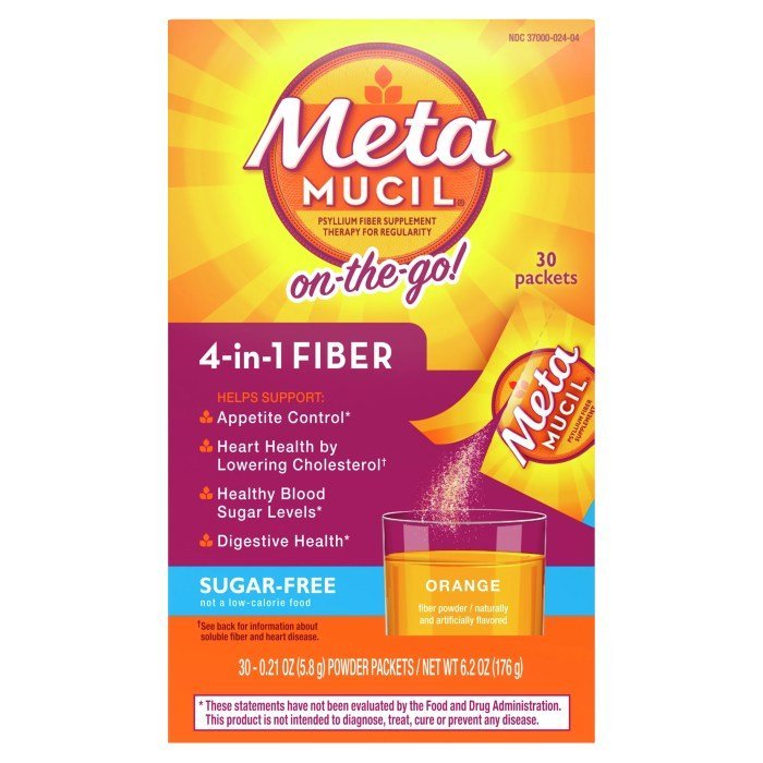 metamucil fiber powder psyllium supplement meta multi