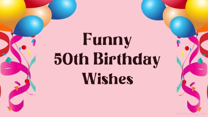 50th birthday messages funny terbaru