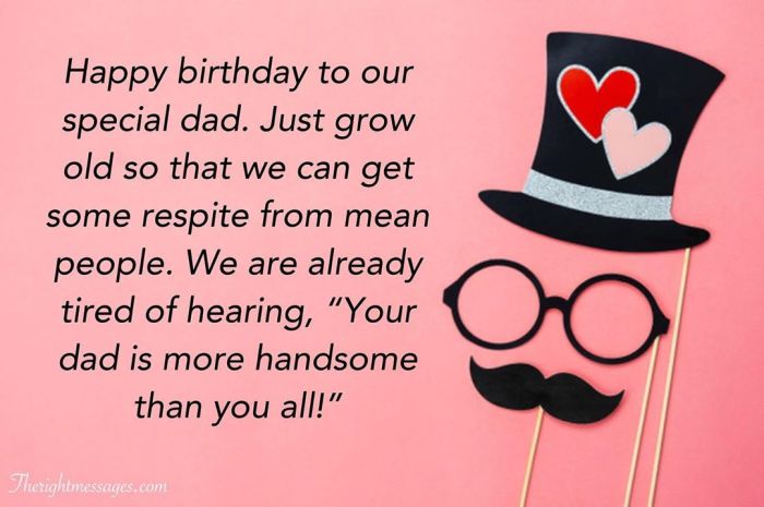 birthday happy wishes dad funny daddy messages