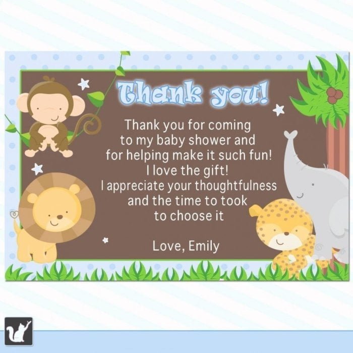 baby shower thank you card messages terbaru