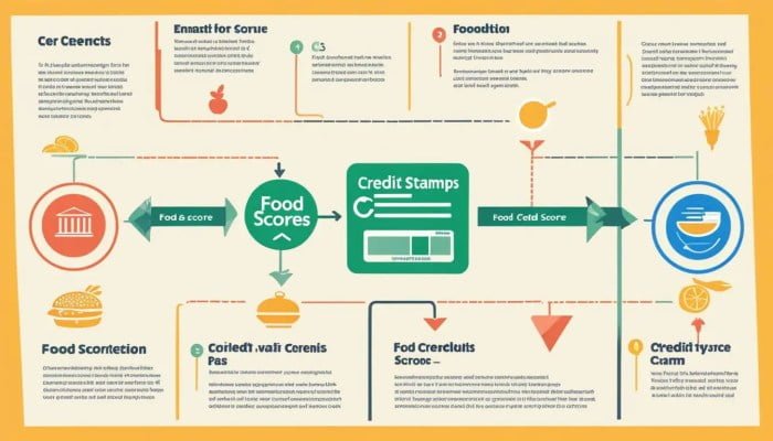 does applying for food stamps affect your credit