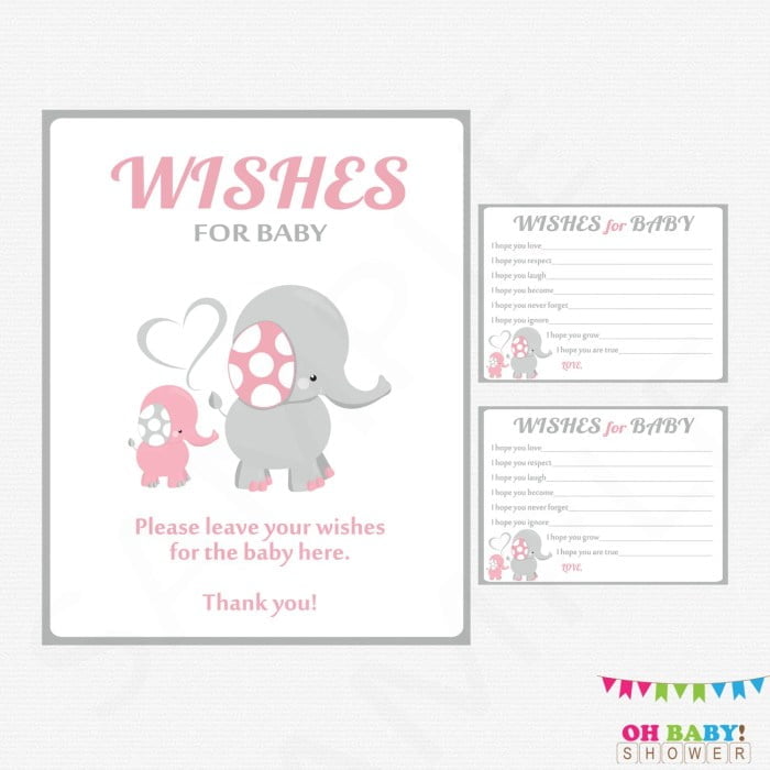 baby shower girl card message terbaru
