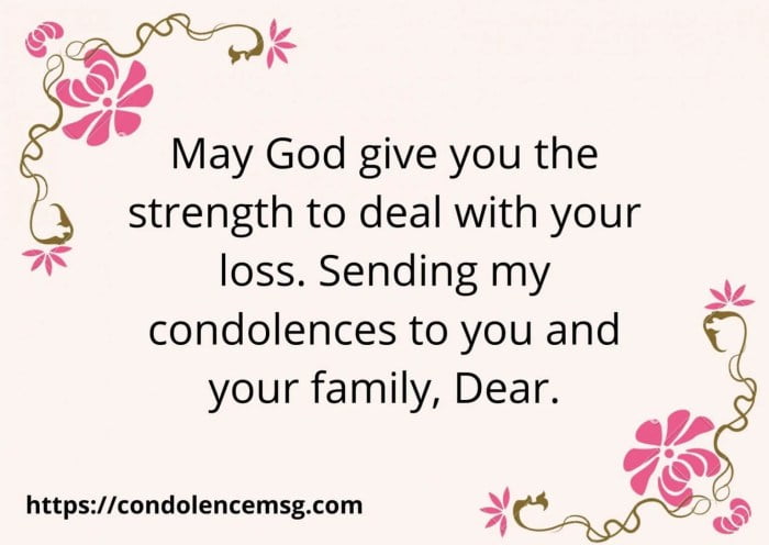 condolence messages for uncle
